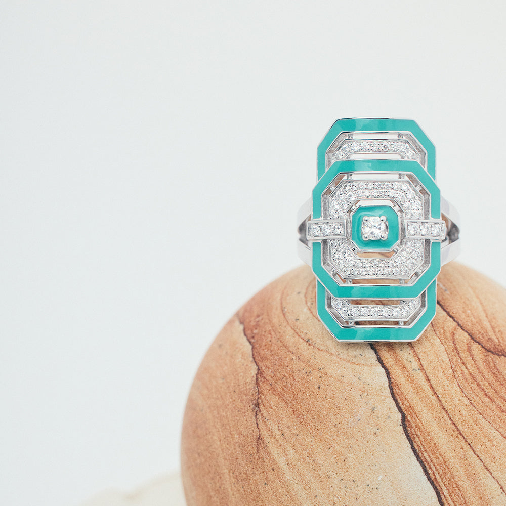 My Way Ring - Personalised Enamel