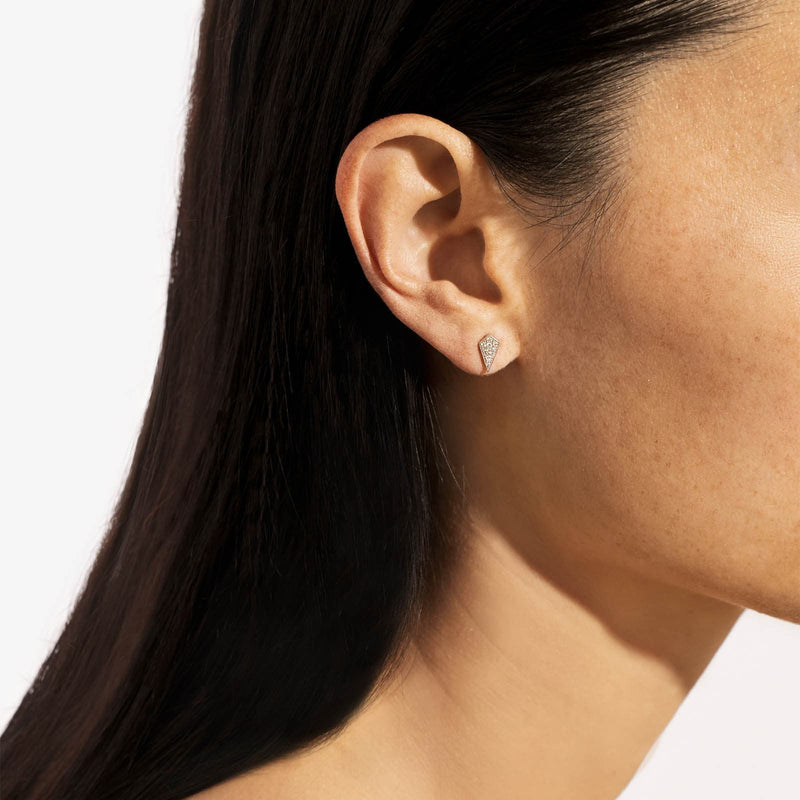 Stairway Stud - Silver & Diamonds - Image 2