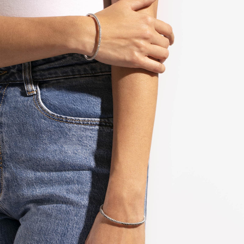 Anyway Bracelet - Silver & Diamonds - Image 4