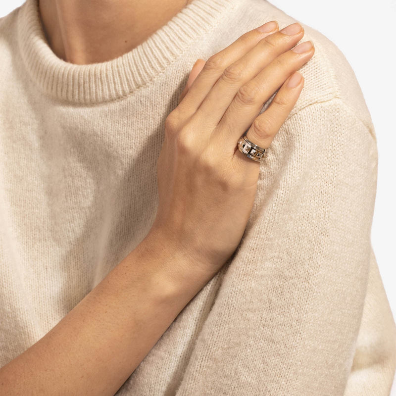 Rockaway Spinner Ring - Silver - Image 3