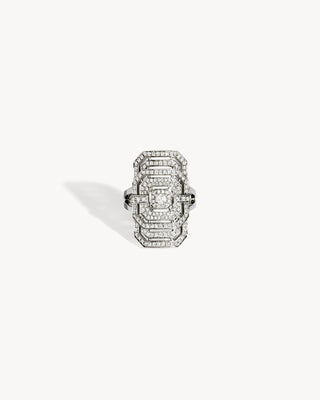My Way Ring - Silver & Diamonds