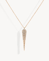 Stairway M Necklace - Pink Gold & Diamonds