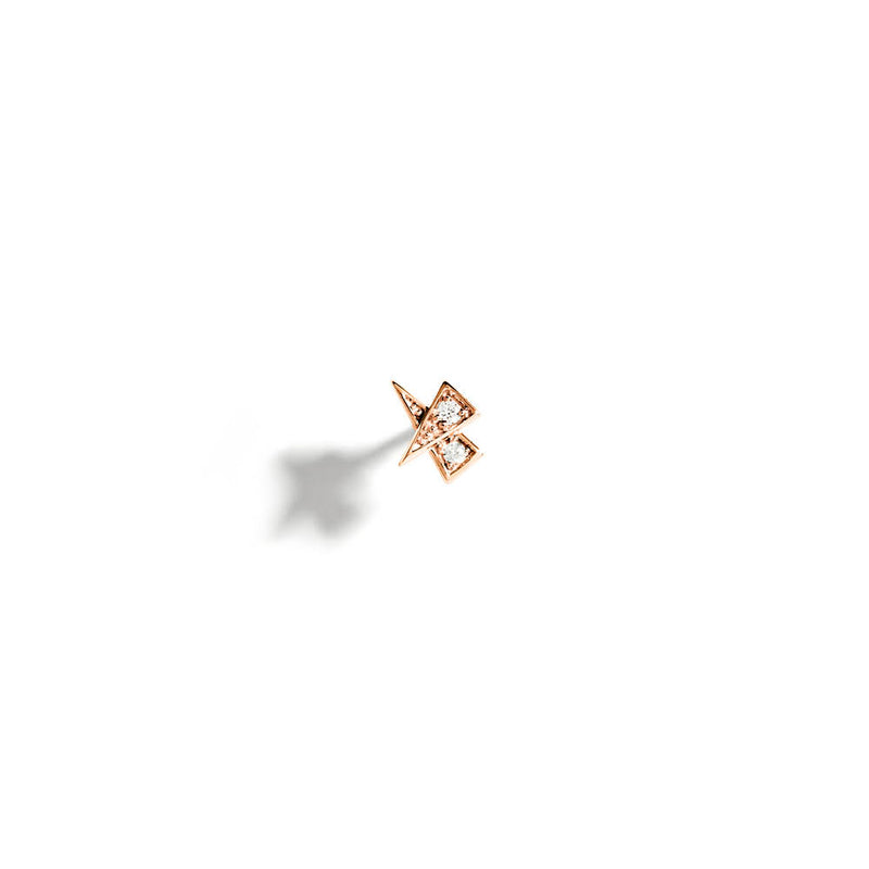 Piercing Rockaway Étoile - Or rose & Diamants - Image 1