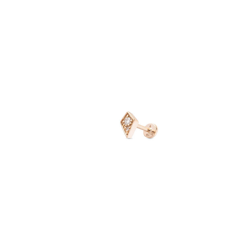Piercing Stairway Losange - Or Rose & Diamants - Image 2