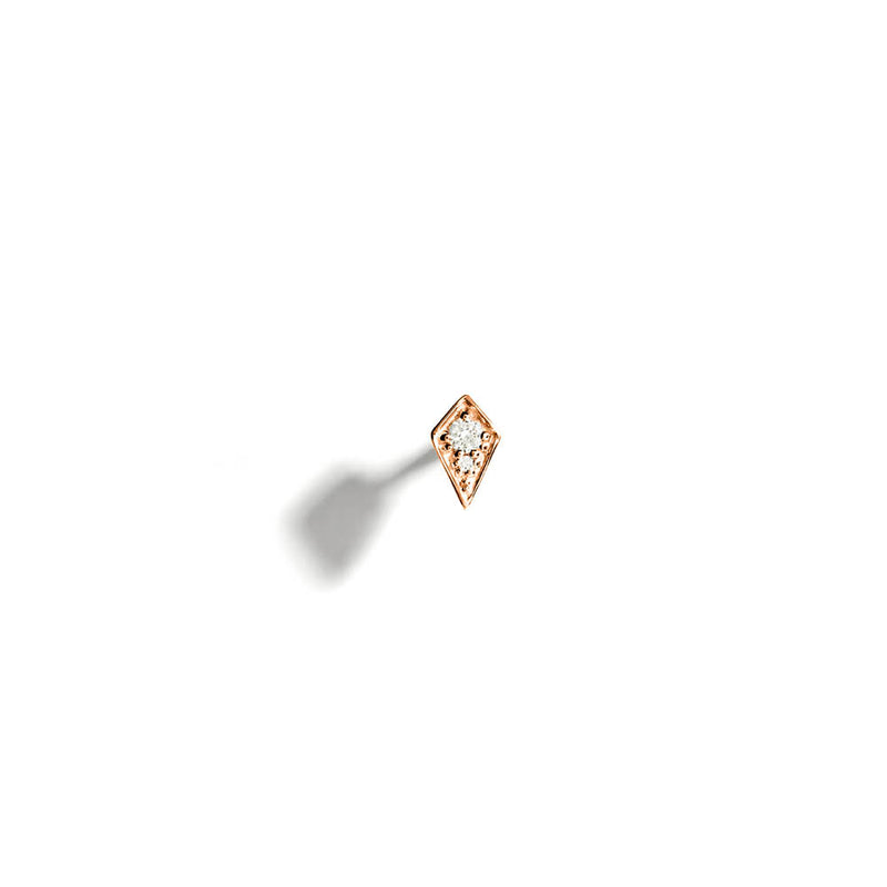 Piercing Stairway Losange - Or Rose & Diamants - Image 1