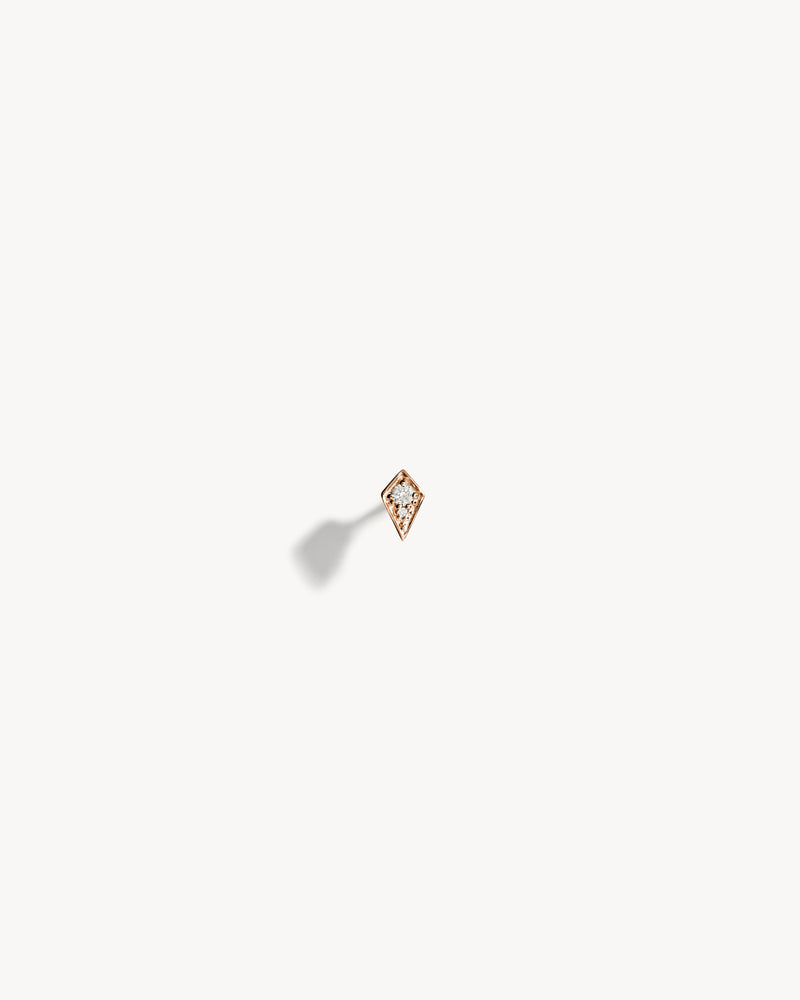 Piercing Stairway Losange - Or Rose & Diamants - Image 1