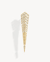 Stairway XL Earring - Yellow Gold & Diamonds