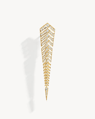 Stairway XL Earring - Yellow Gold & Diamonds