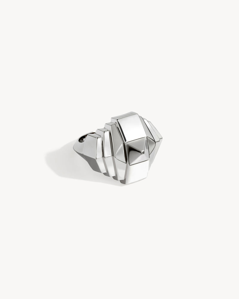 Rockaway Pyramid Ring - Silver - Image 3