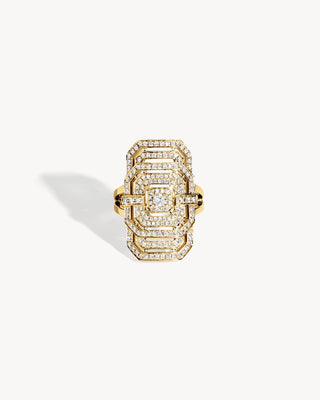 My Way Ring - Yellow Gold & Diamonds