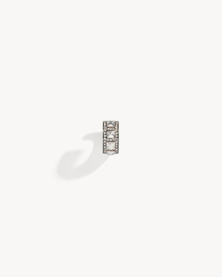 Earcuff Rockaway Picots - Argent & Diamants