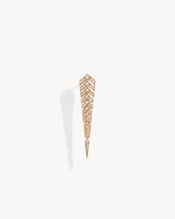 Boucle d'oreille Stairway M - Or Rose & Diamants