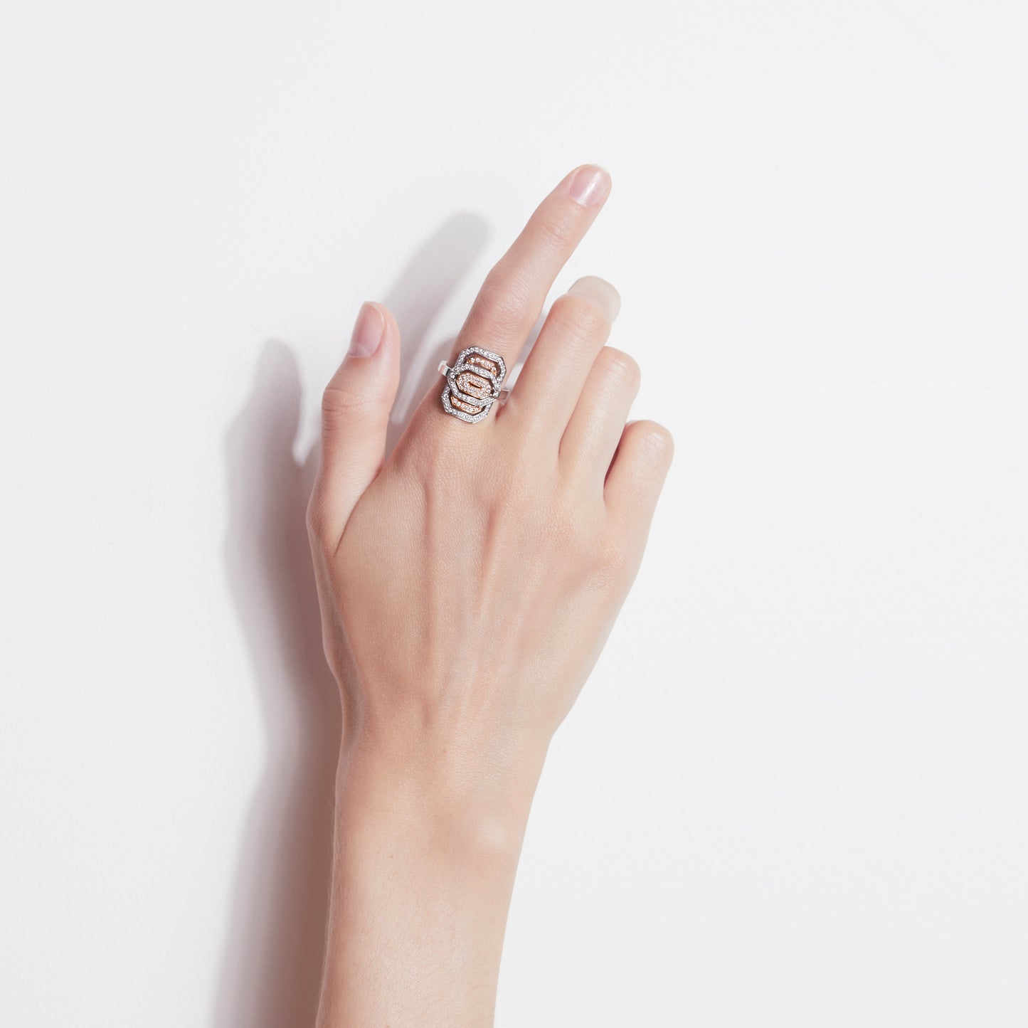 Bague Petite My Way - Or Rose, Argent & Diamants