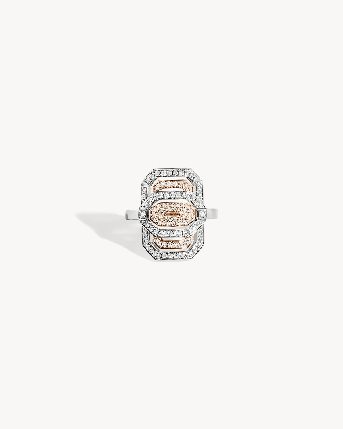 Bague Petite My Way - Or Rose, Argent & Diamants