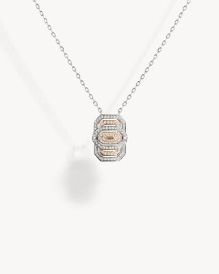 Collier Petite My Way - Or Rose, Argent & Diamants