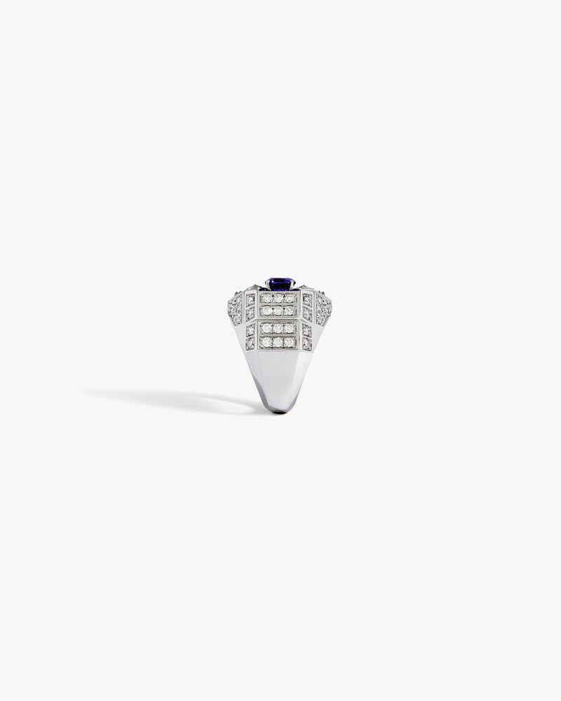 Bague Meaningful - Argent, Tanzanite & Diamants - Image 4