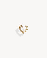 Boucle d'oreille Rockaway Cœur - Or Jaune & Diamants