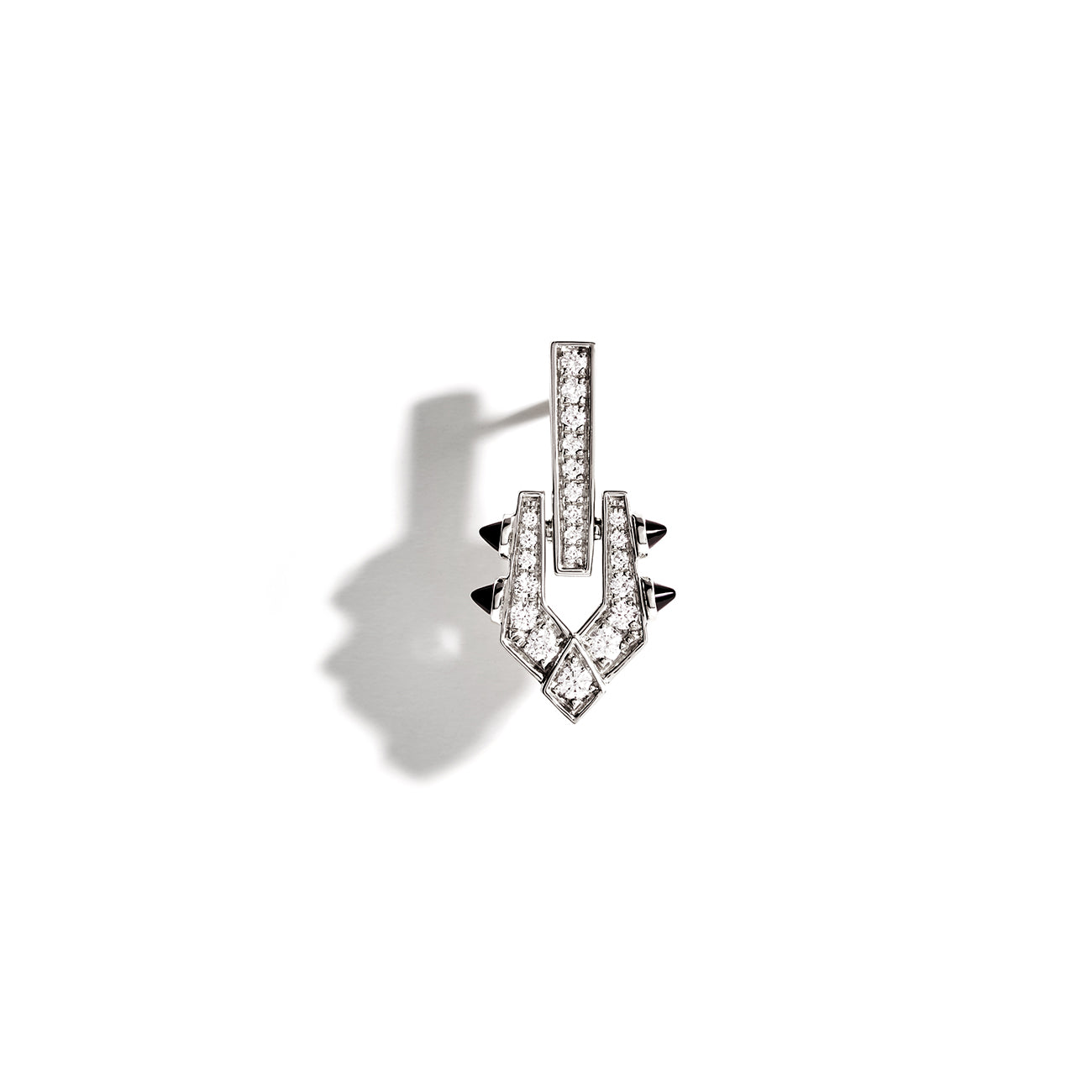 Boucles D'oreille Clou En Argent Plaqué Avec Minuscule Diamant - Magicbax - Neuf Avec étiquettes