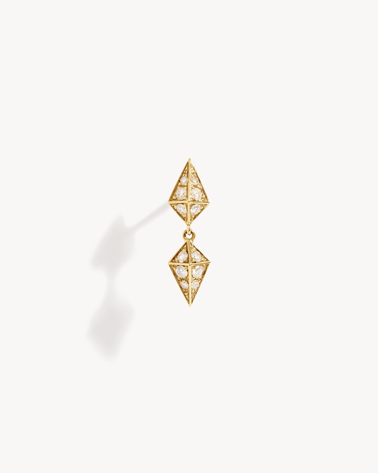 Rockaway Earring - Yellow Gold & Diamonds