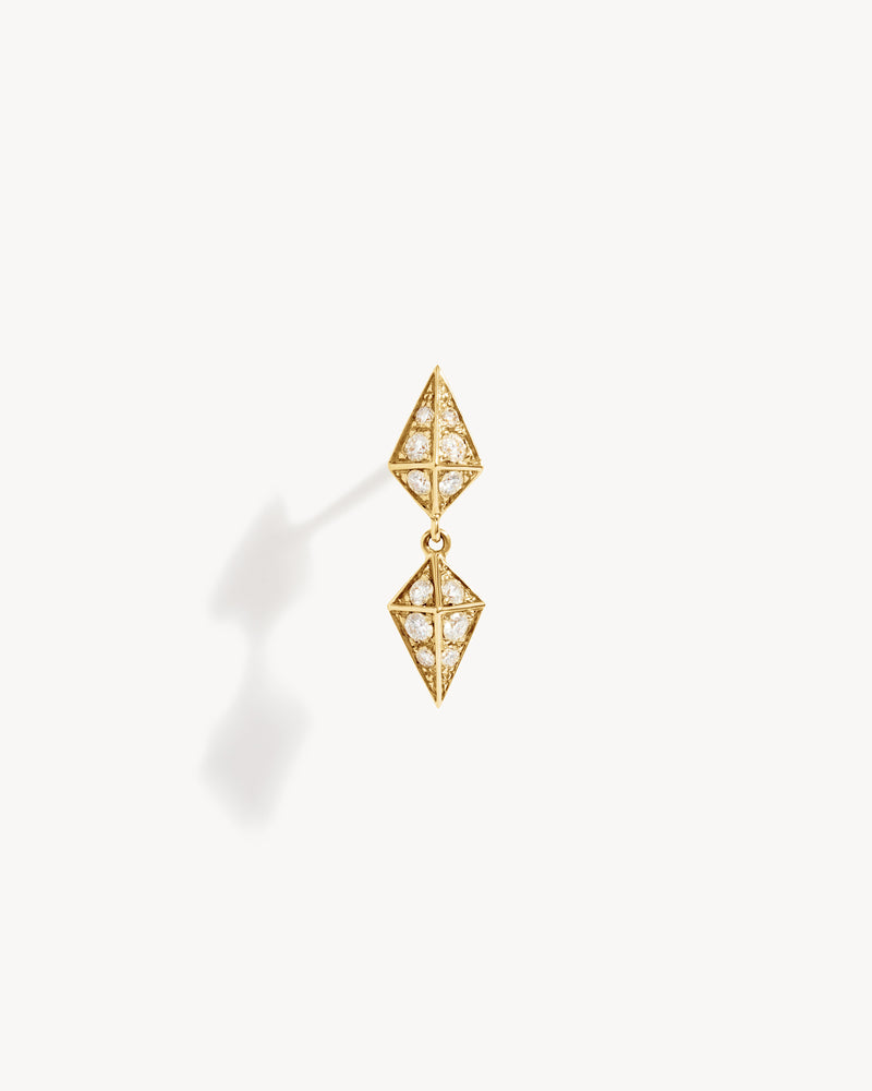 Rockaway Earring - Yellow Gold & Diamonds - Image 1