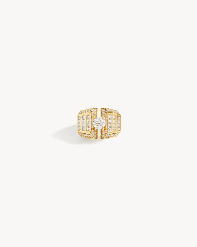 Meaningful Ring - Yellow Gold & Diamonds - Image 1