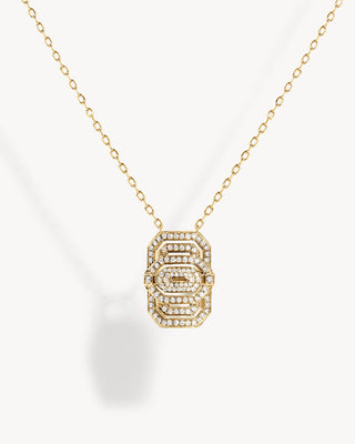 Petite My Way Necklace - Yellow Gold & Diamonds