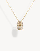 Petite My Way Necklace - Yellow Gold & Diamonds