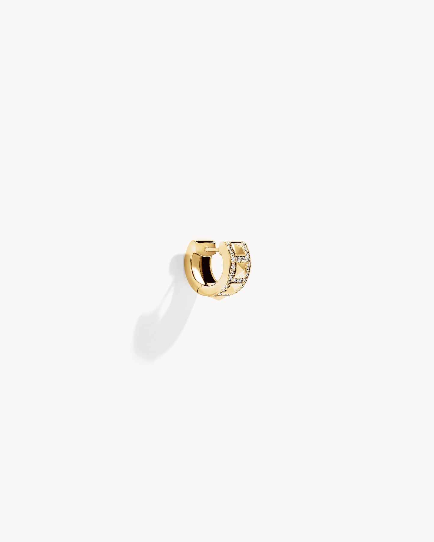 Rockaway Picots Earring - Yellow Gold & Diamonds