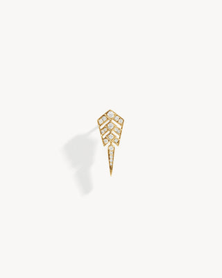 Boucle d'oreille Stairway S - Or jaune & Diamants