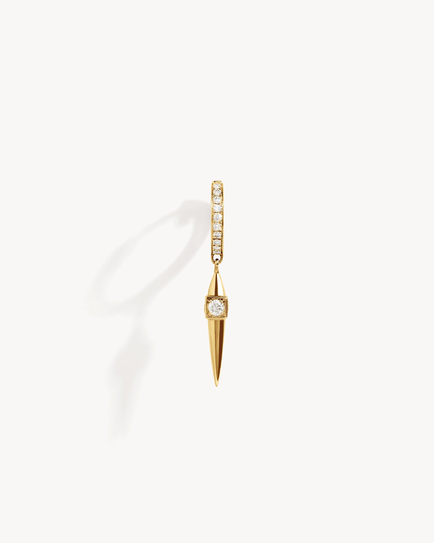 Créole Rockaway Pic - Or Jaune & Diamants