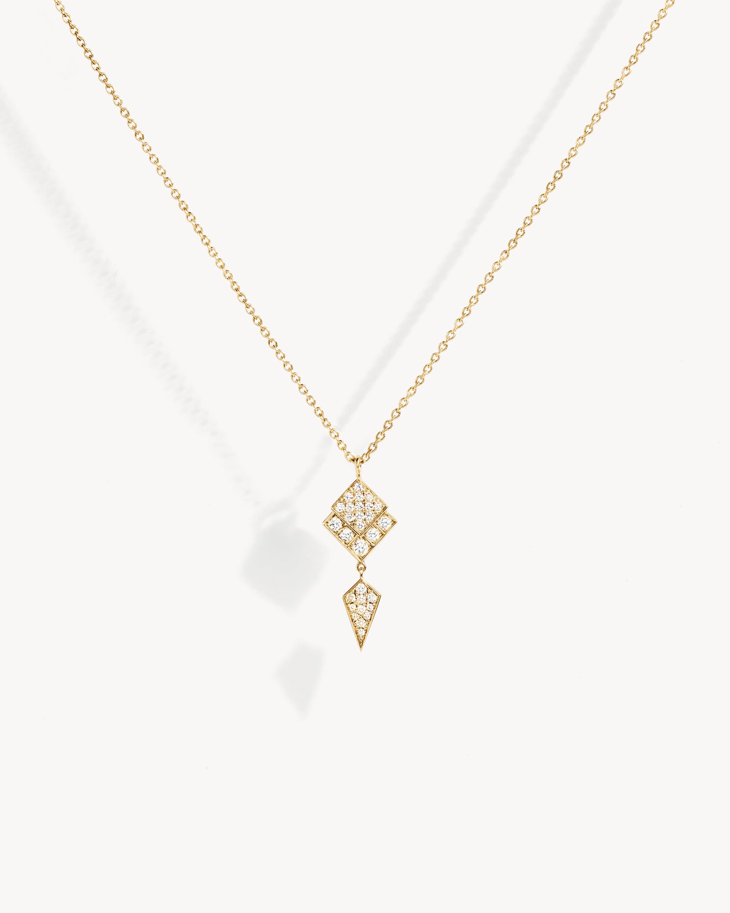 Stairway Necklace - Yellow Gold & Diamonds
