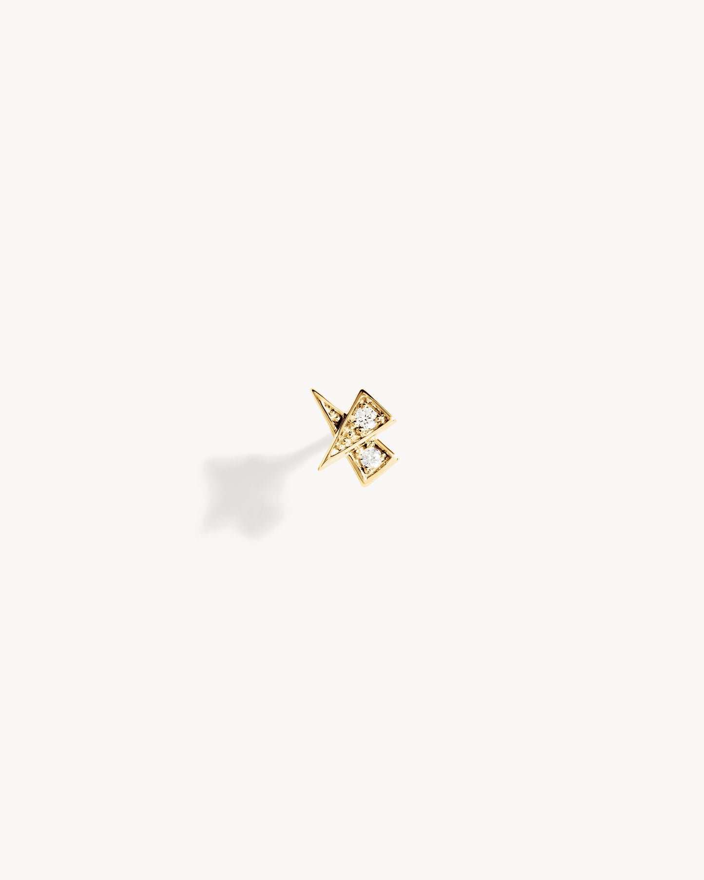 Rockaway Star Earring - Yellow Gold & Diamonds