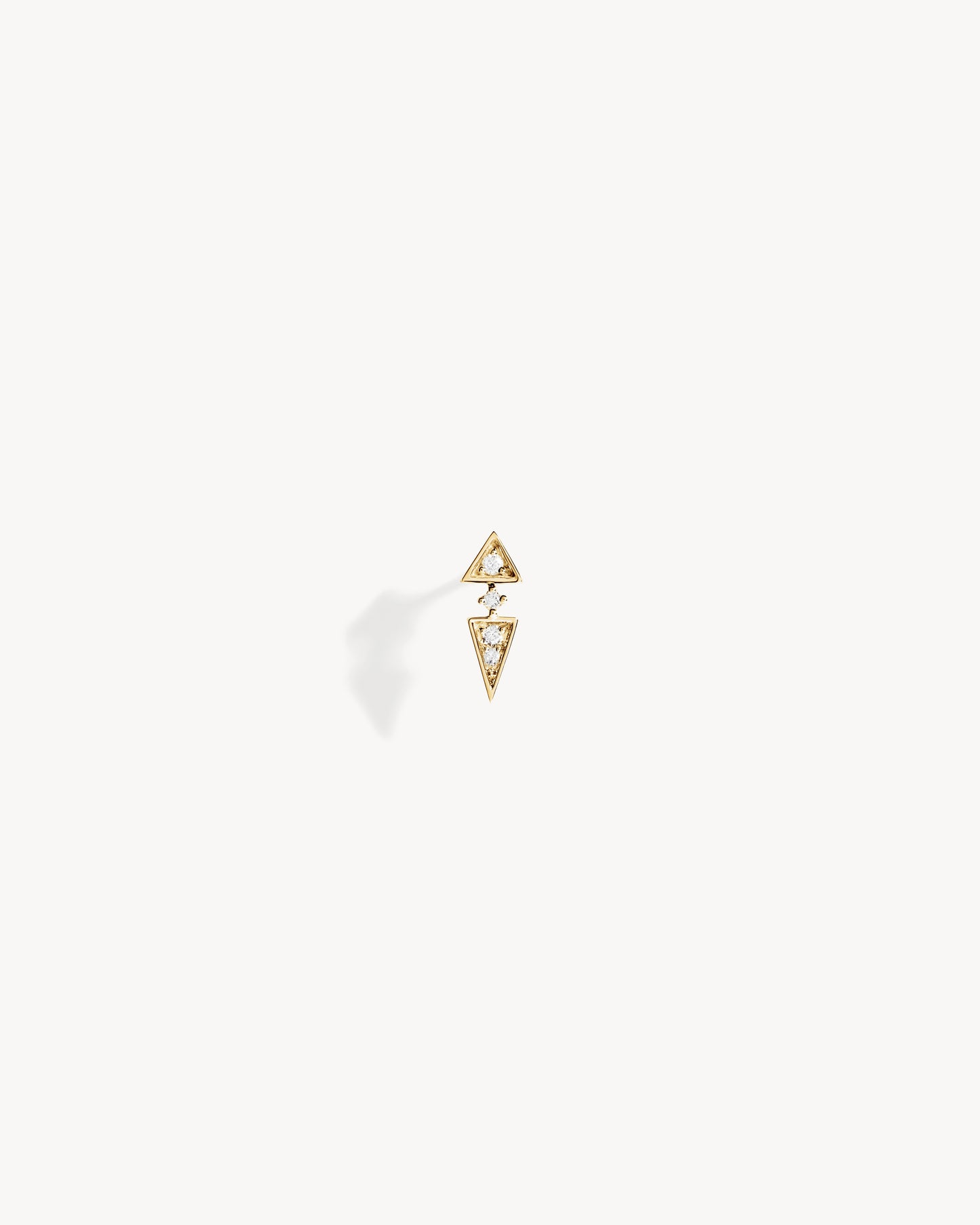 Anyway Peak Earring - Yellow Gold & Diamonds