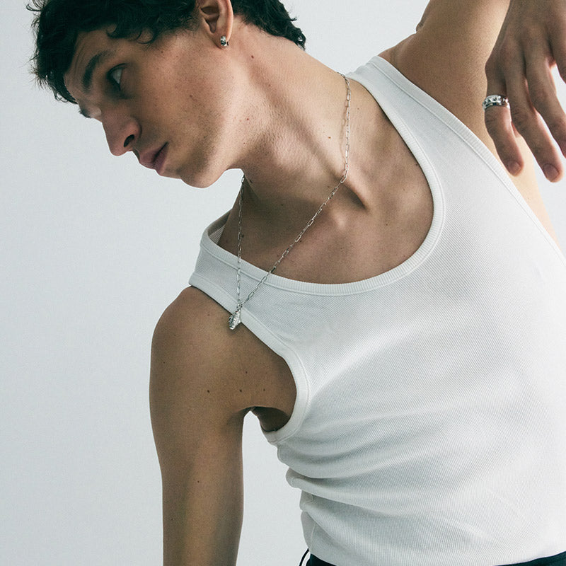 Collier Rockaway Spinner XL - Argent