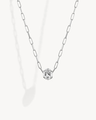 Rockaway Spinner Sphère Necklace - Silver