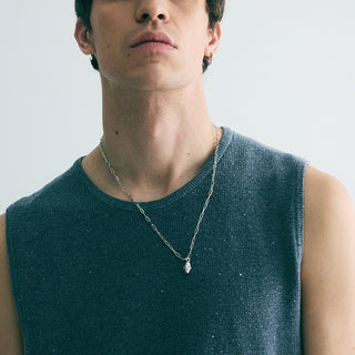 Rockaway Spinner Necklace - Silver