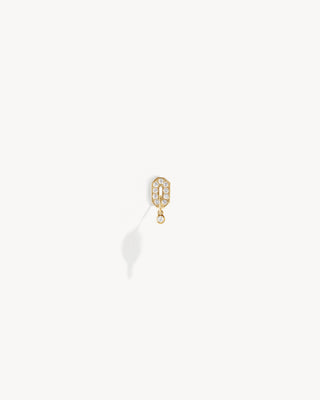 Mini My Way Earring - Yellow Gold & Diamonds