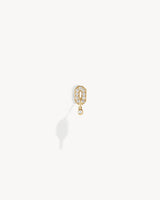 Mini My Way Earring - Yellow Gold & Diamonds