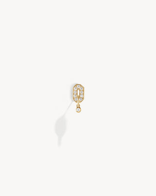 Mini My Way Earring - Yellow Gold & Diamonds
