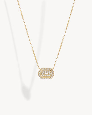 Mini My Way Necklace - Yellow Gold & Diamonds