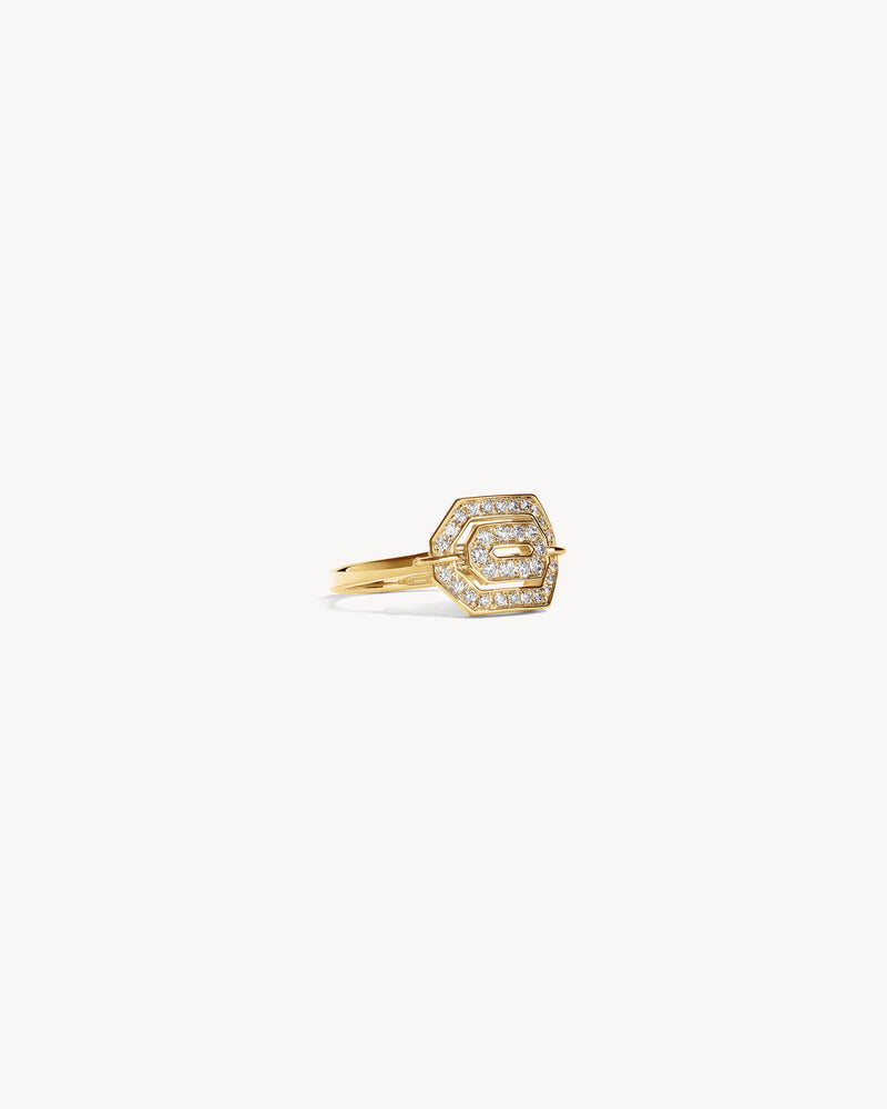Mini My Way Ring - Yellow Gold & Diamonds - Image 5