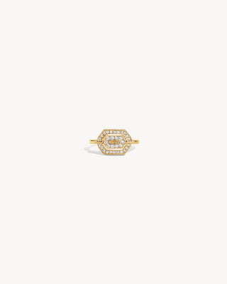 Mini My Way Ring - Yellow Gold & Diamonds