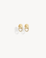 Boucles d'oreilles Rivet S - Or Jaune & Diamants