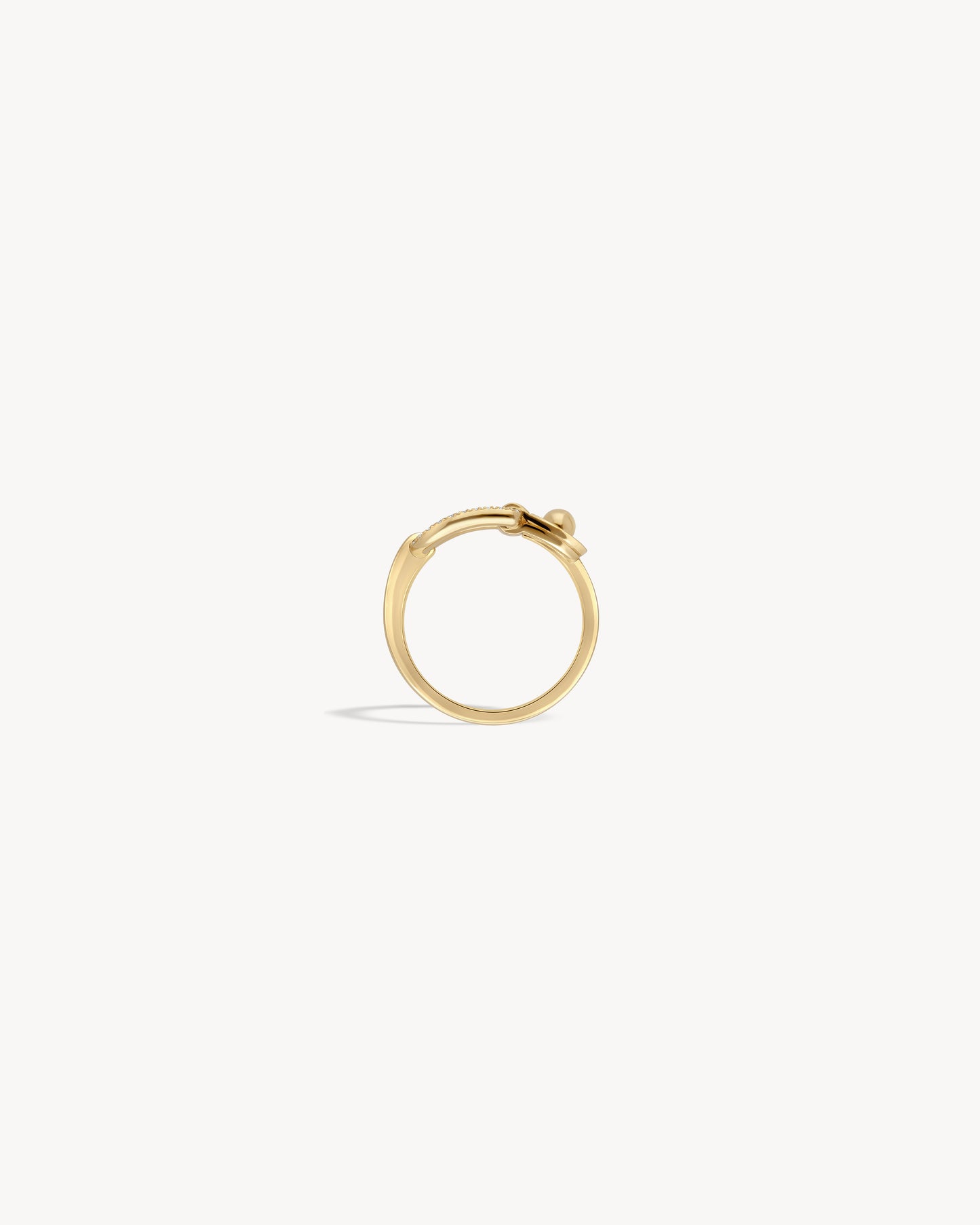 Bague Rivet - Or Jaune & Diamants