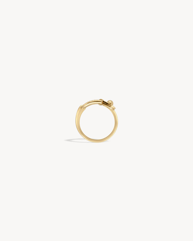 Bague Rivet - Or Jaune & Diamants - Image 4