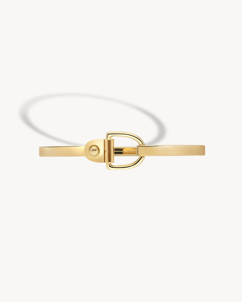 Rivet Bangle - Yellow Gold - Image 1