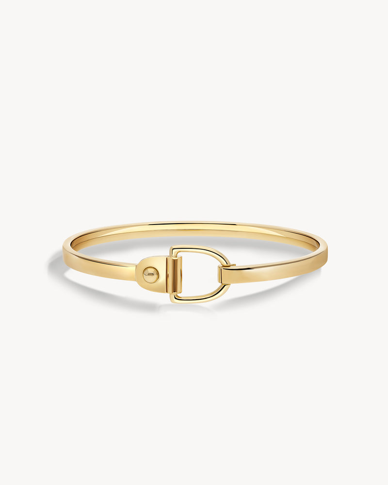 Rivet Bangle - Yellow Gold - Image 3