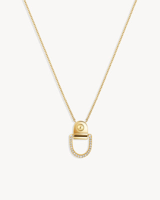 Collier Rivet M - Or Jaune & Diamants