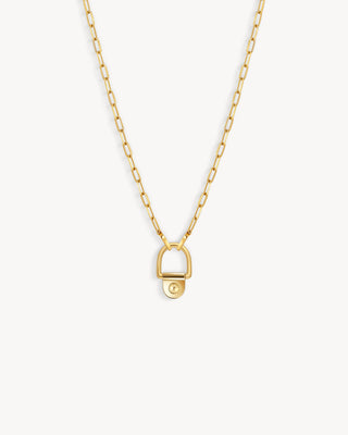 Rivet Necklace L - Yellow Gold