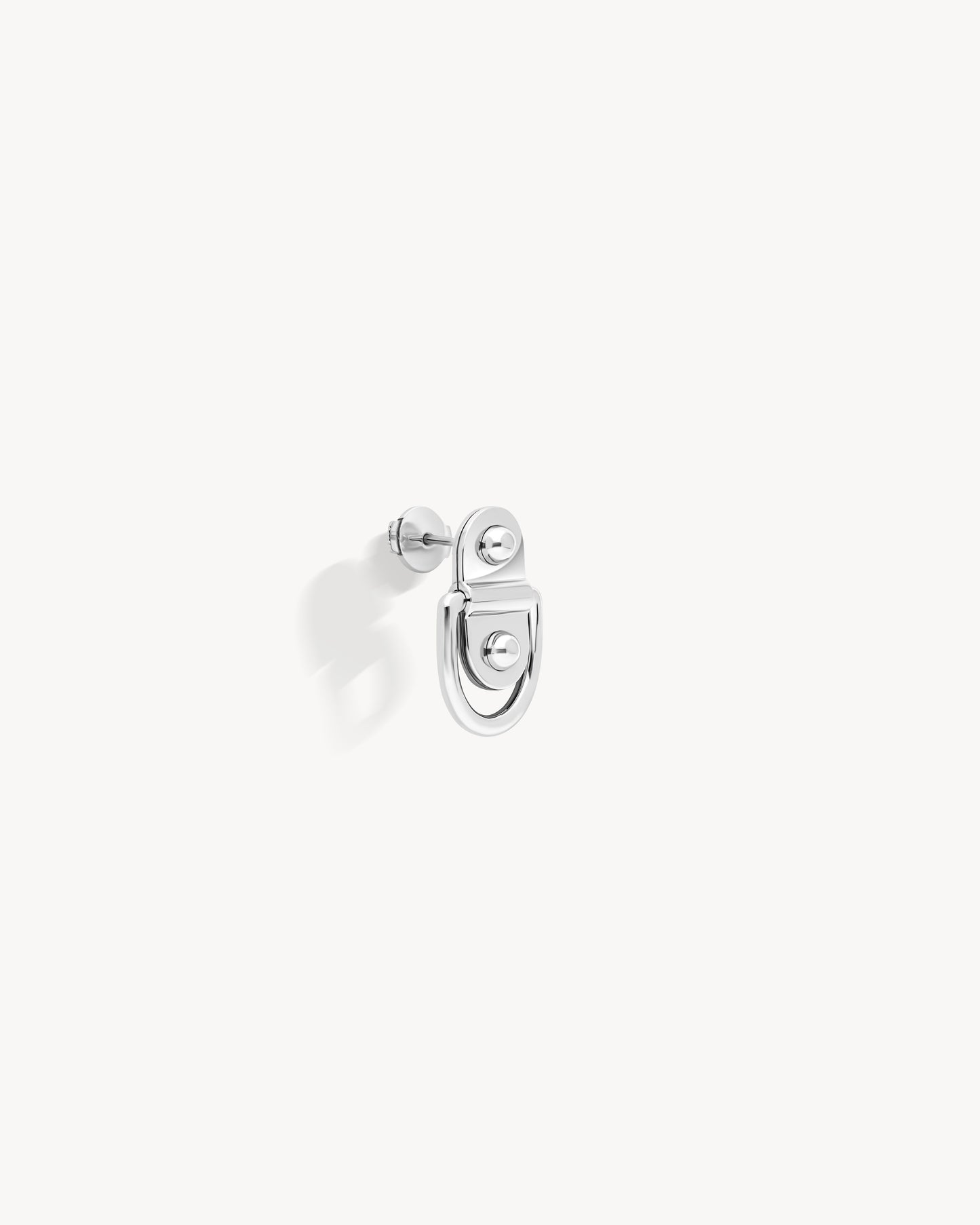 Rivet Earring - Silver